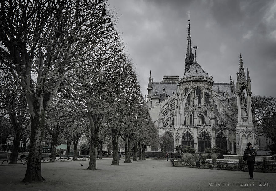 Cathedrale Notre Dame de Paris Photograph by Henri Irizarri