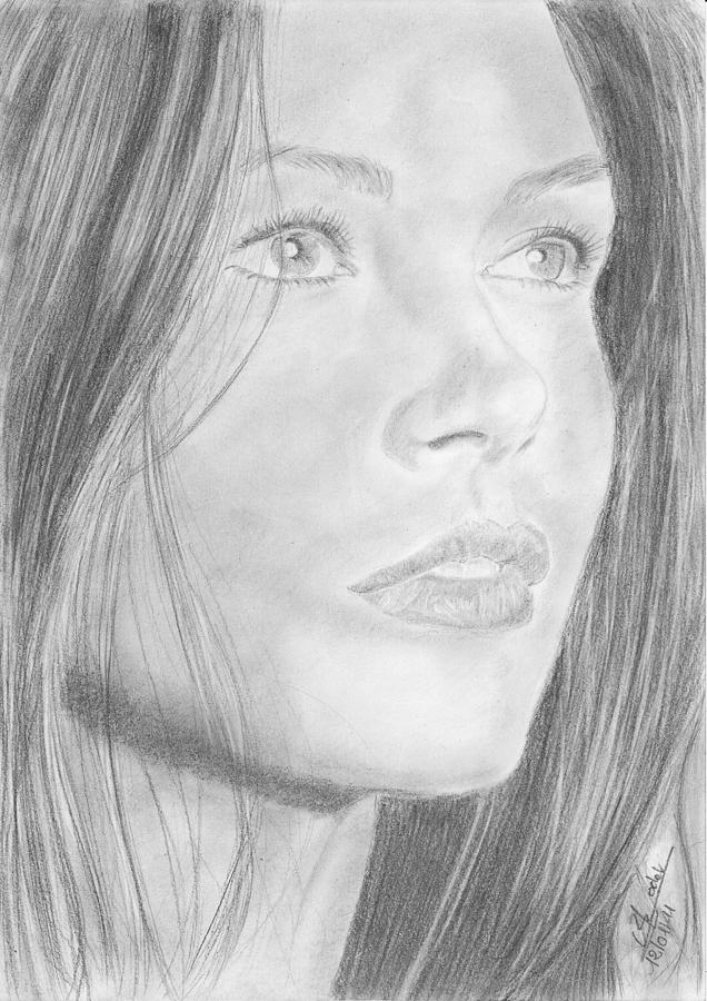 Catherine Drawing by Annie GODET - Fine Art America