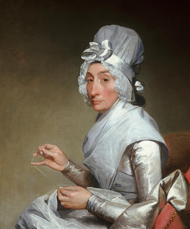 Catherine Brass Yates, from 1793-1794 Painting by Gilbert Stuart
