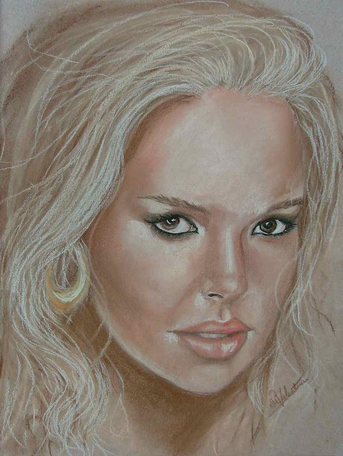 Catherine Heigl Pastel by Sandra Valentini - Fine Art America