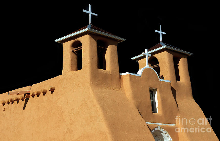 St Francis de Assi Church  New Mexico Photograph by Bob Christopher