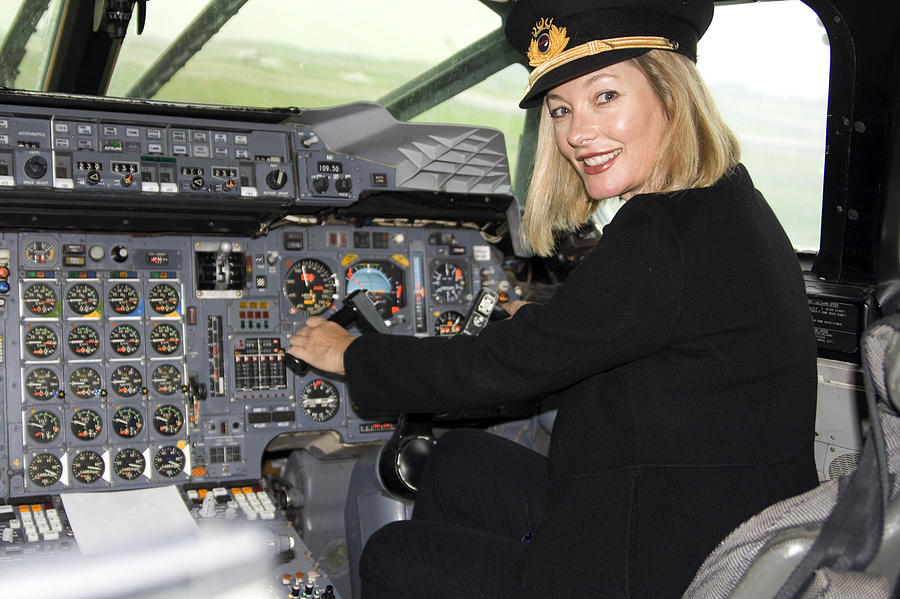 Cathy in the Concorde Photograph by Carl Purcell - Fine Art America