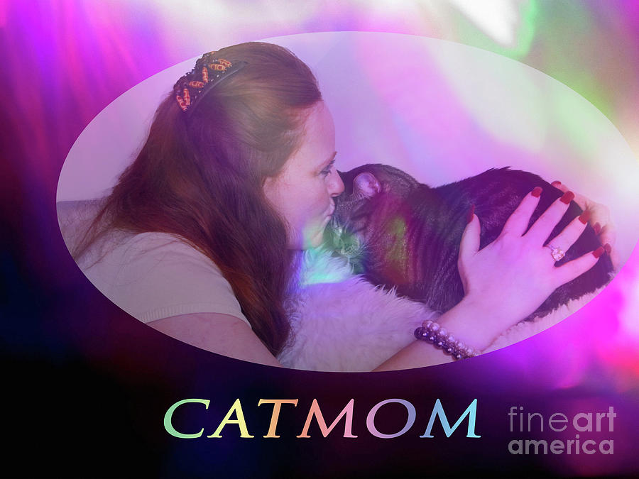CatMom Digital Art by Donna L Munro