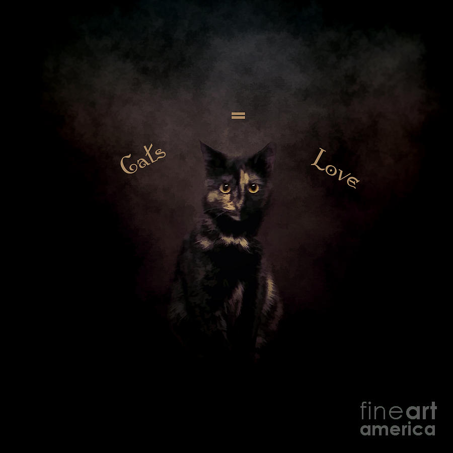 Cats equal Love Photograph by Renee Trenholm