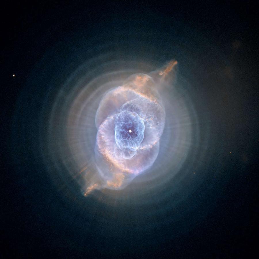 Cats Eye Nebula 3 Painting by Celestial Images