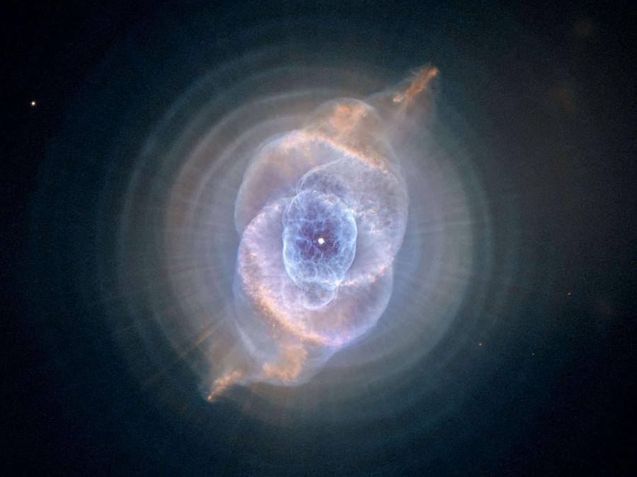 Cats Eye Nebula Painting by Celestial Images