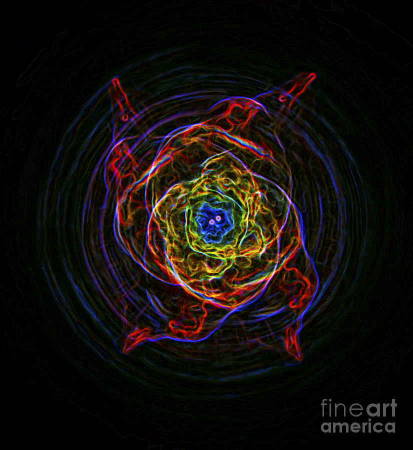 Cats Eye Nebula Enhanced Photograph