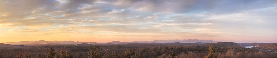 Mountain Photograph - Catskill Mountain Range Panorama by Dancasan Photography