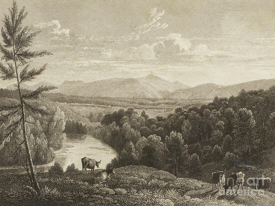 Catskill Mountains Drawing by Asher Brown Durand