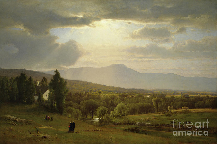 Landscape Painting - Catskill Mountains by George Inness