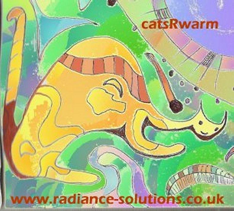 CatsRwarm Abstract Drawing Drawing by Julia Woodman