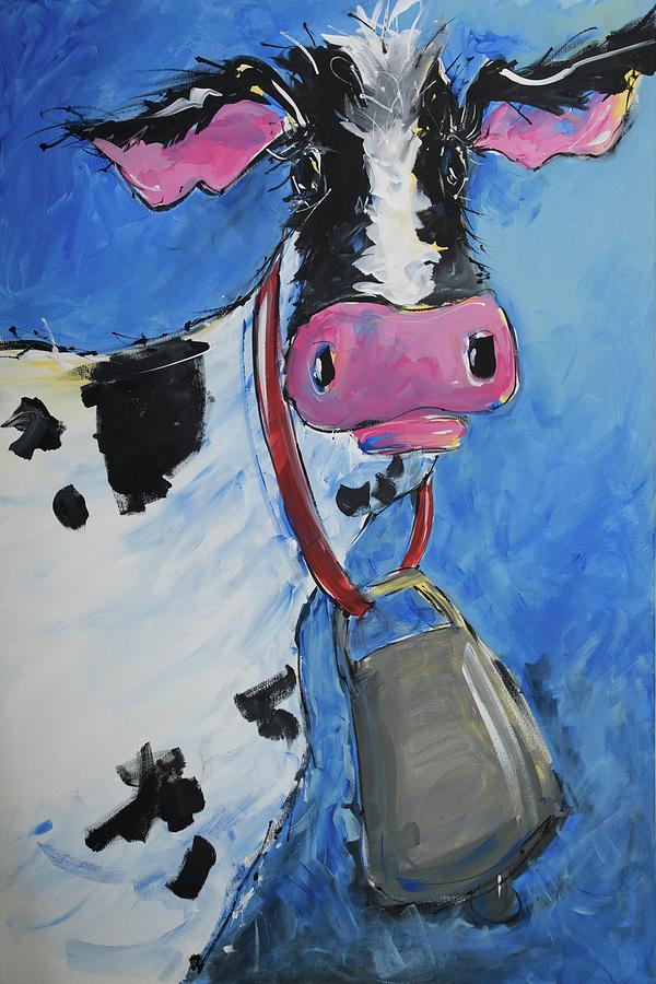 Cattle Call Painting by Terri Einer