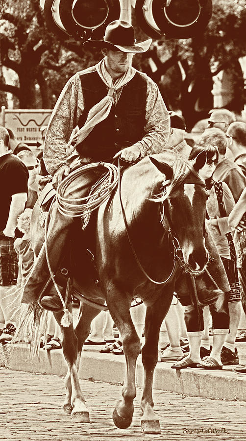 Cowboy Comtemplation Photograph by Roberta Byram