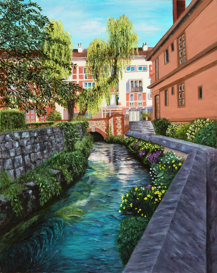 Flower Painting - Caudebec-en-Caux by Alice Betsy Stone