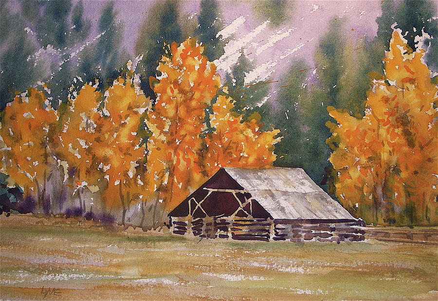Caudell Ranch Painting by Lynne Haines