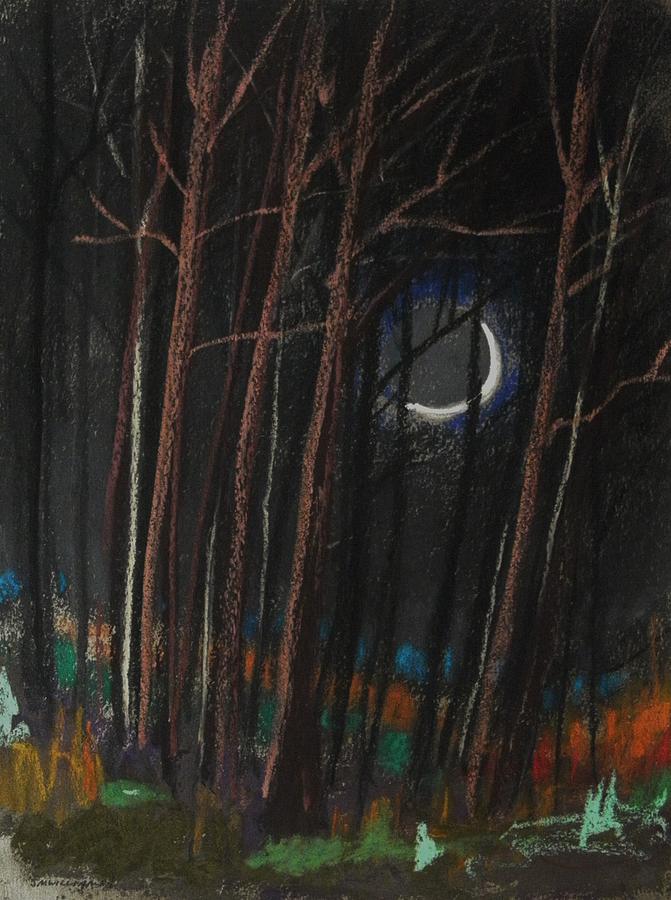 Caught in the Shadow of the Moon Painting by John Williams