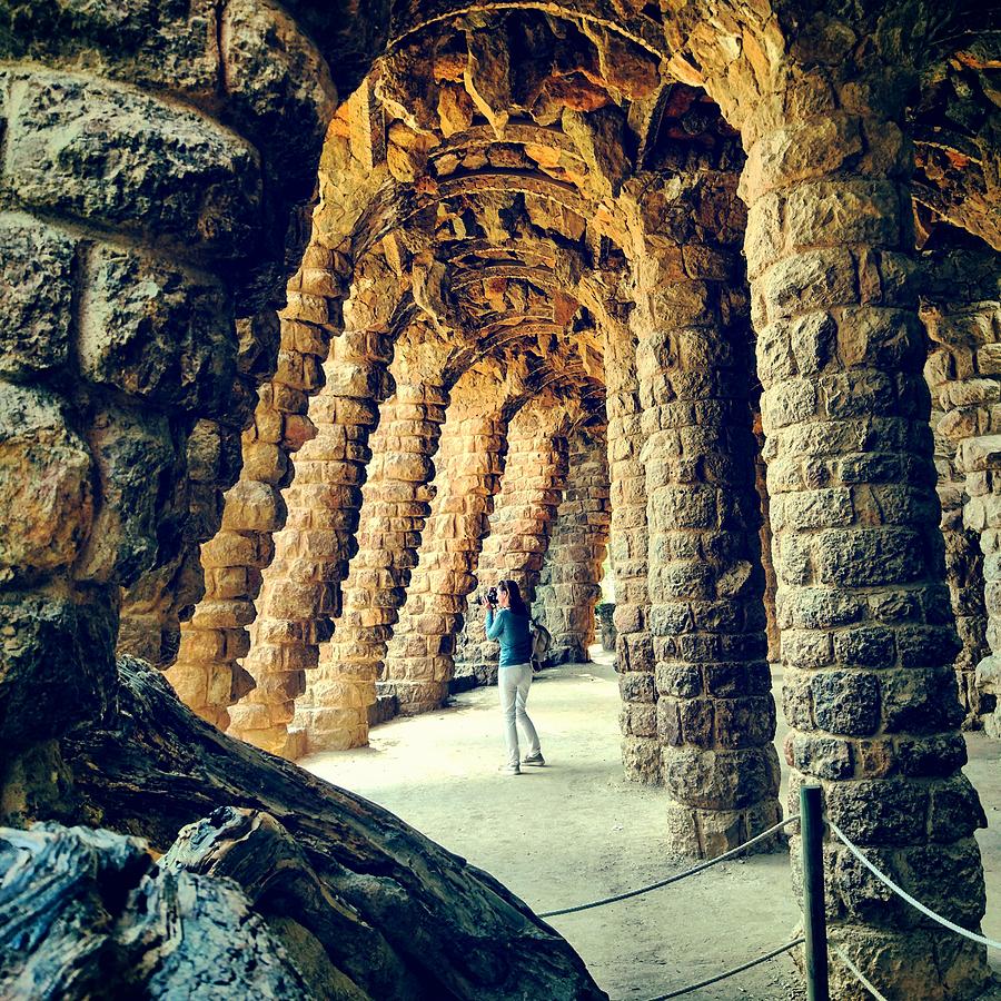 Caught inside - aerials at Park Guell Photograph by Ignacio Magallon ...