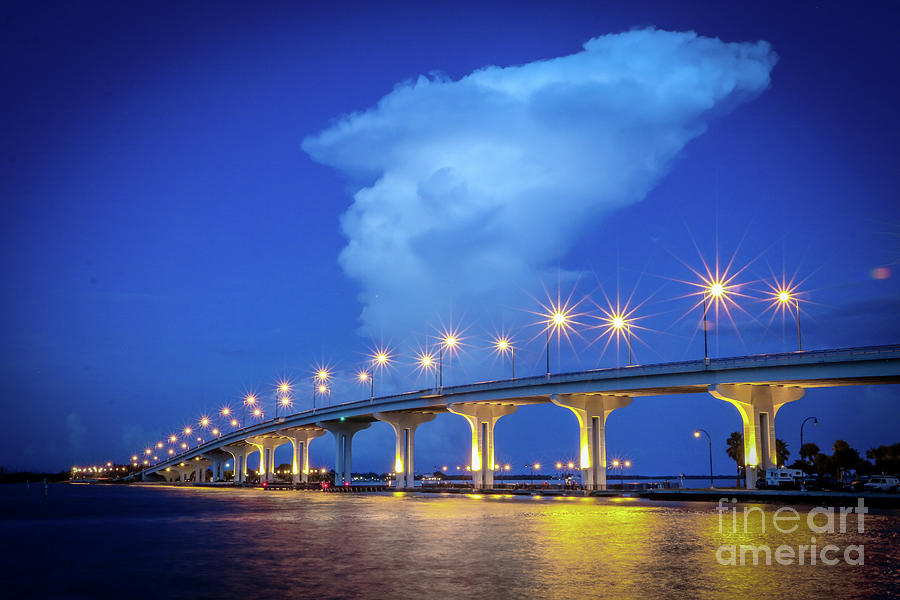 Causeway and Cloud Photograph by Tom Claud