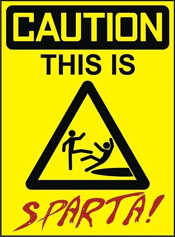 Caution This Is Sparta Drawing by Treasure Hunter - Pixels