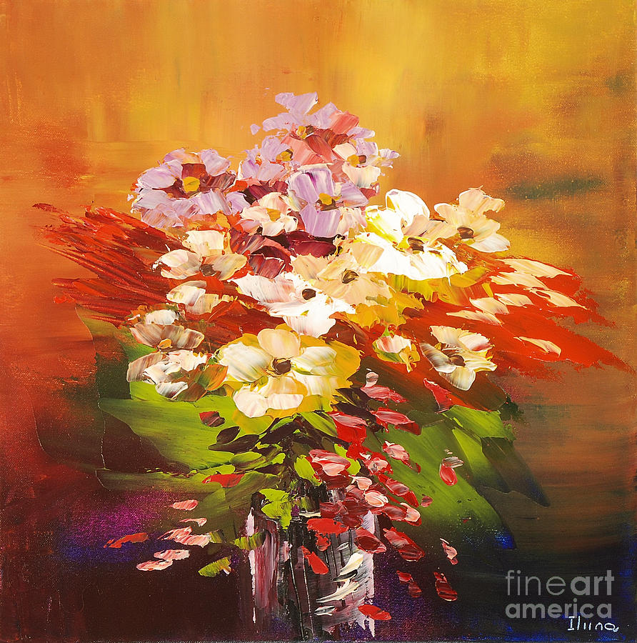 Flower Painting - Cavalcade of Color by Tatiana Iliina