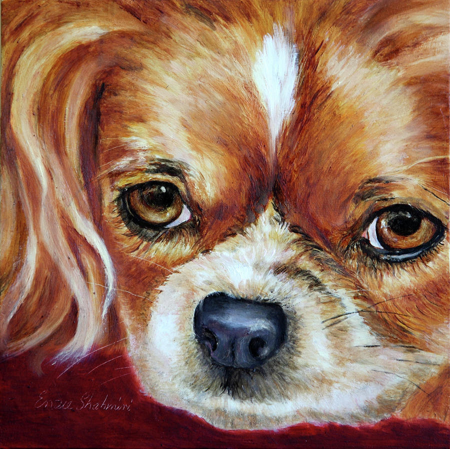 Cavalier King Charles Spaniel Painting by Portraits By NC