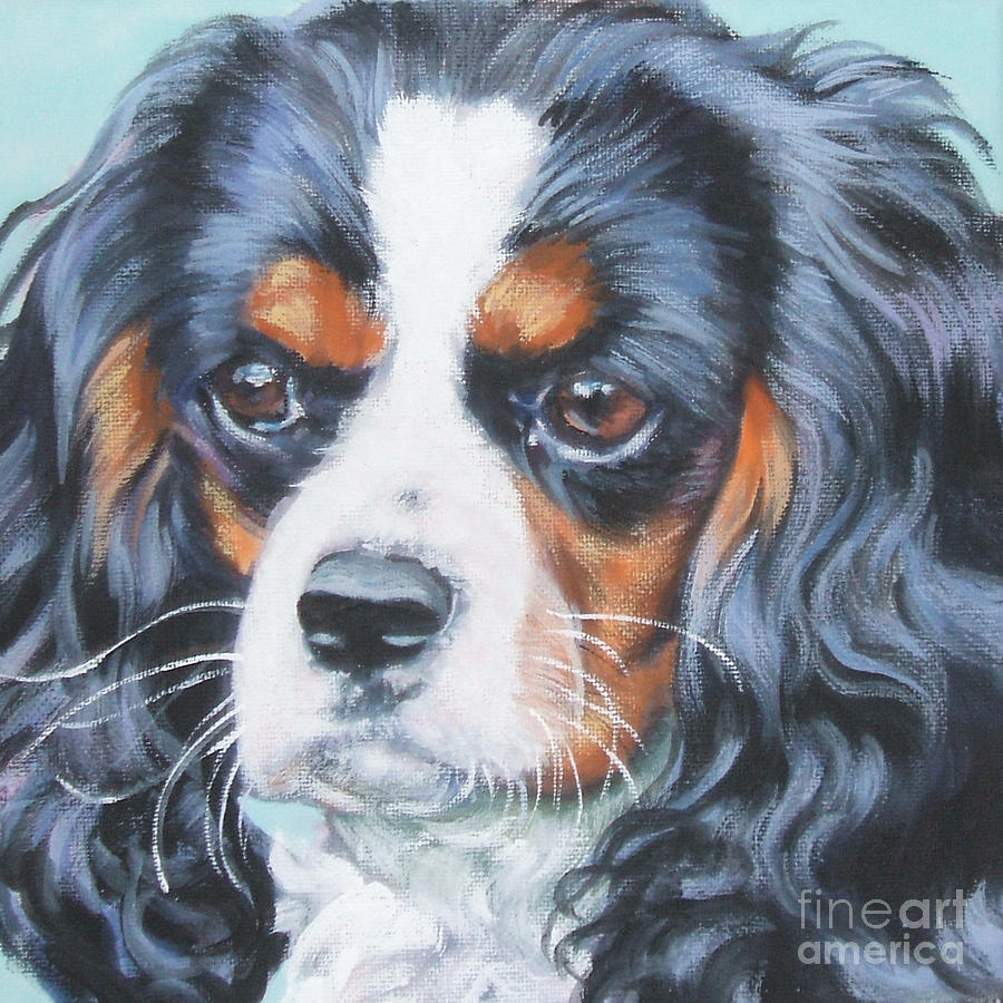 Dog Painting - Cavalier King Charles Spaniel  by Lee Ann Shepard