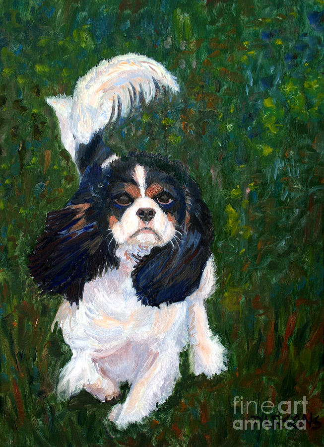 Cavalier Painting by Pamela Parsons