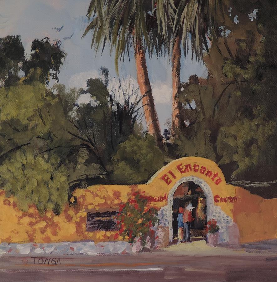 Cave Creek Favorite - Art by Bill Tomsa Painting by Bill Tomsa