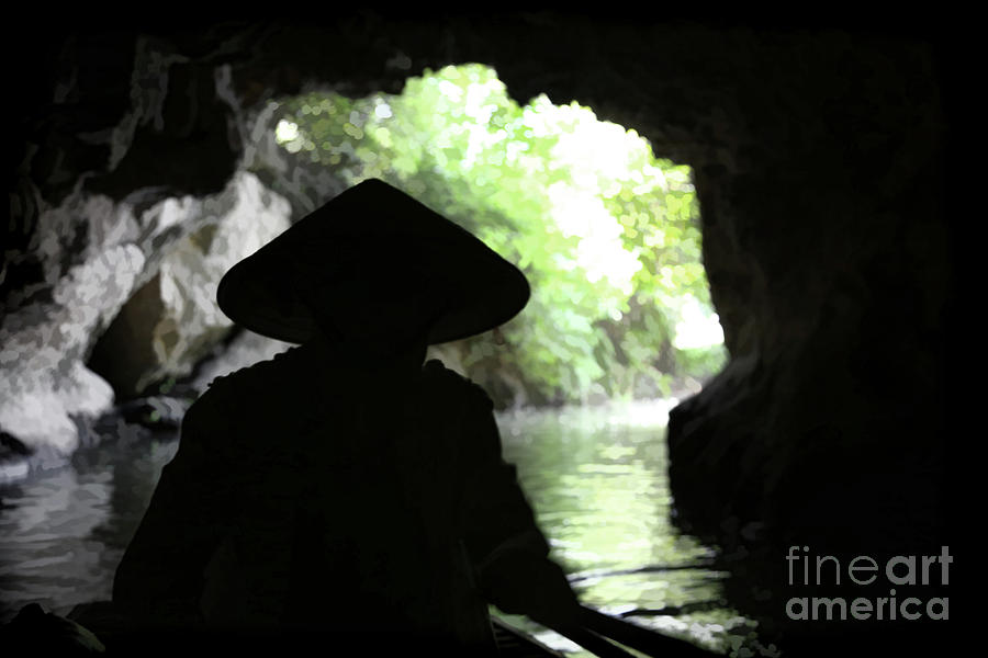 Landscape Photograph - Cave Exit  Vietnam  by Chuck Kuhn
