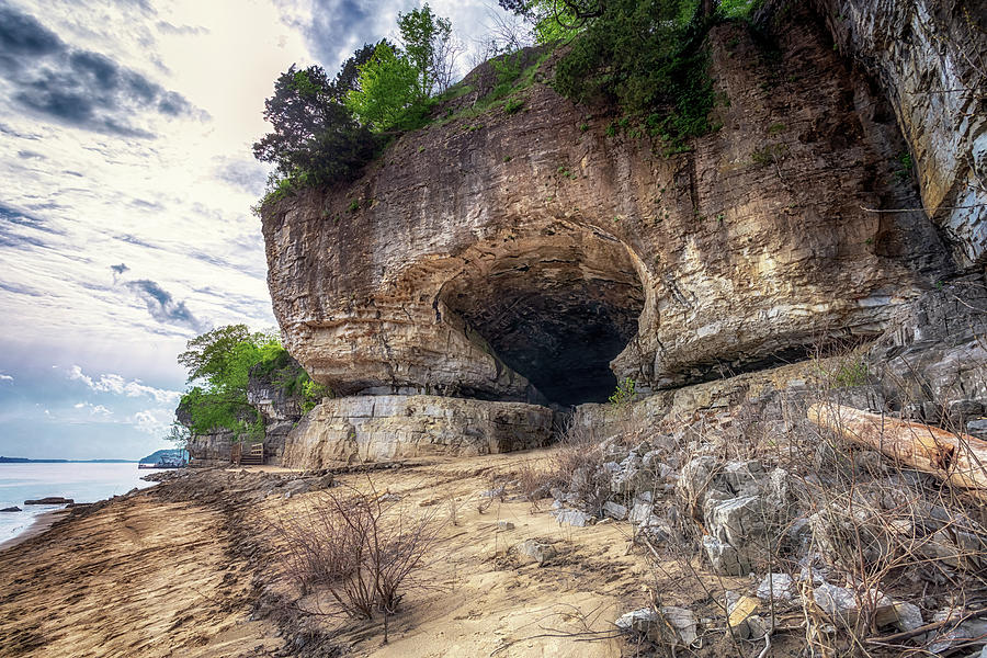 Cave In Rock Photograph by Susan Rissi Tregoning