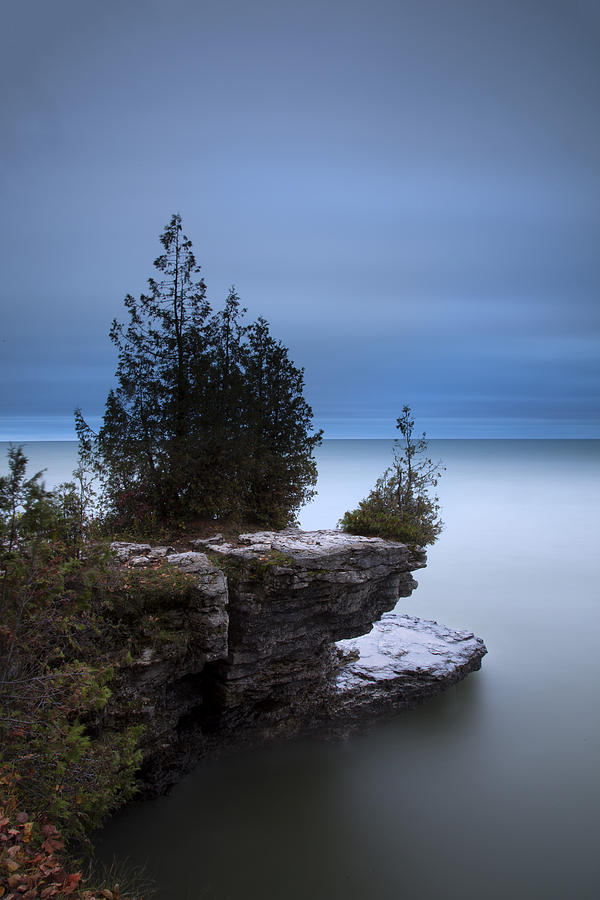 Cave Point Photograph by CA  Johnson
