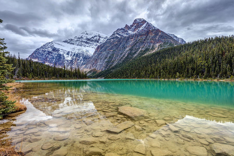 Cavell Lake Jasper Photograph by Pierre Leclerc Photography