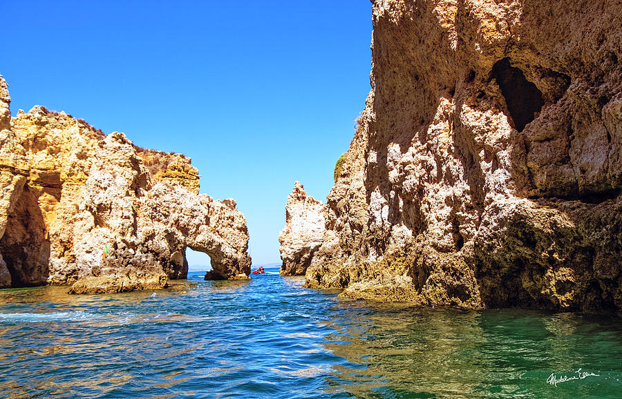Caves In Lagos, Portugal Photograph by Madeline Ellis