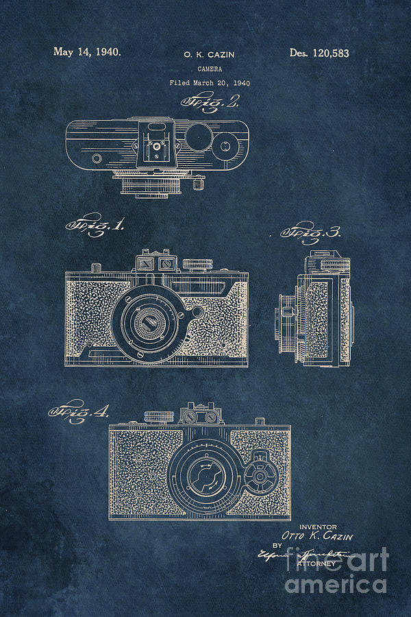 Cazin  Camera  patent art Digital Art by Justyna Jaszke JBJart