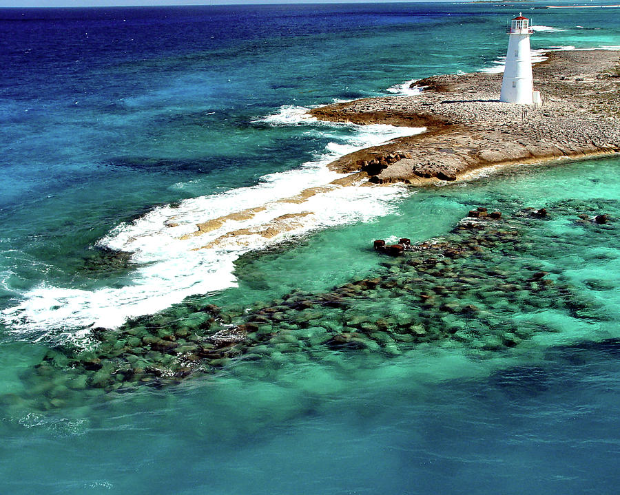CB06 Nassau Lighthouse Photograph by James D Waller
