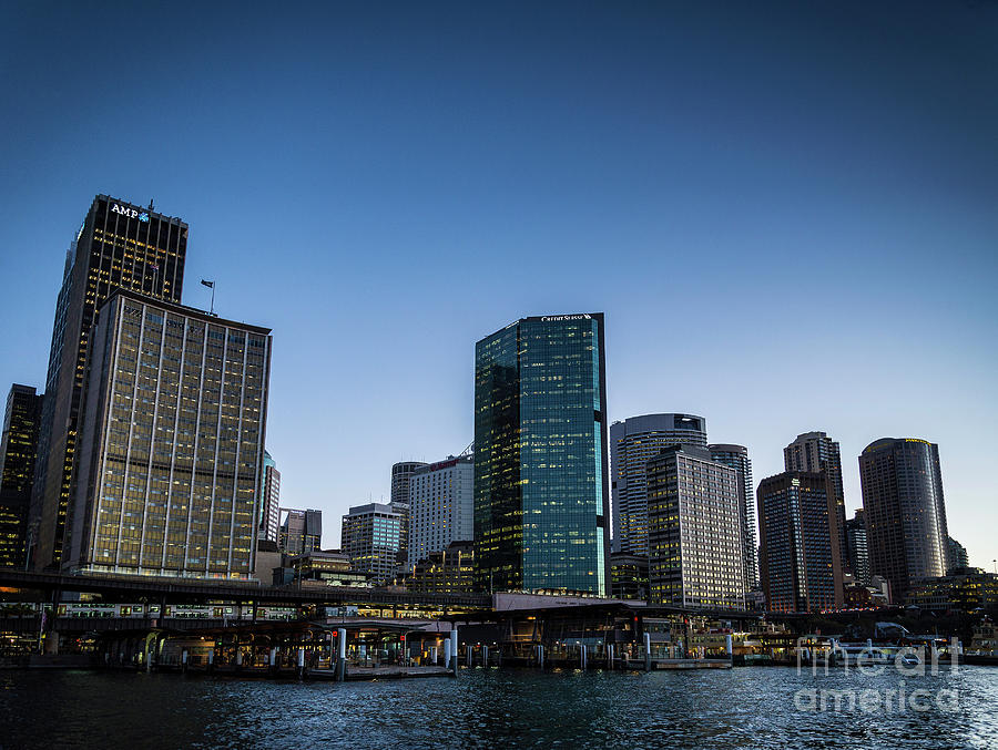 CBD central business district and circular quay area sydney aust Photograph by JM Travel Photography