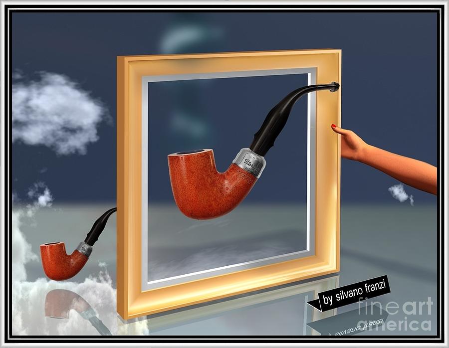 Ceci nest pas une pipe - de Magritte - mais est ma Peterson. Digital Art by Silvano Franzi