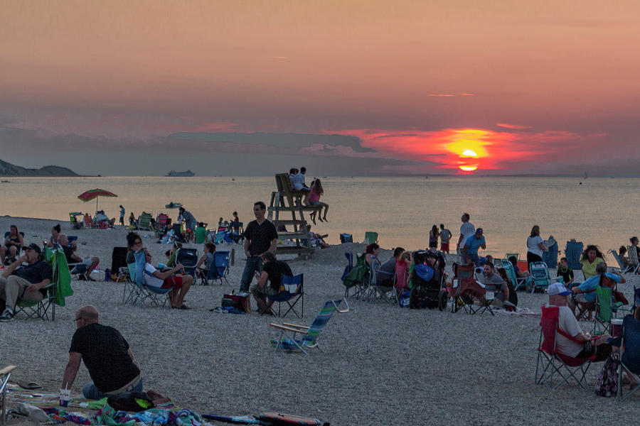 Cedar Beach Sunset Photograph by Stanley Edwards - Fine Art America