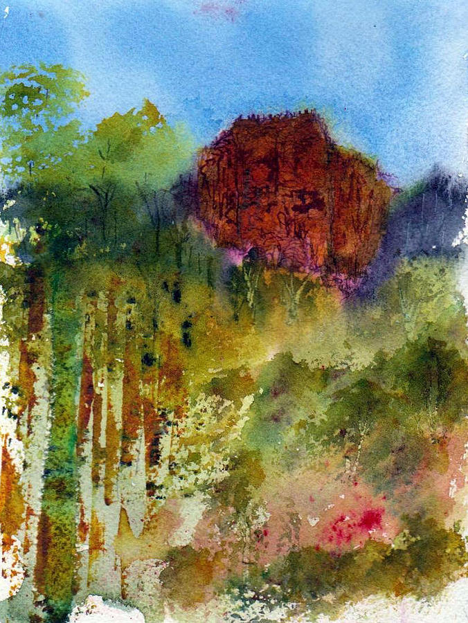 Cedar Breaks Trail Painting by Anne Duke