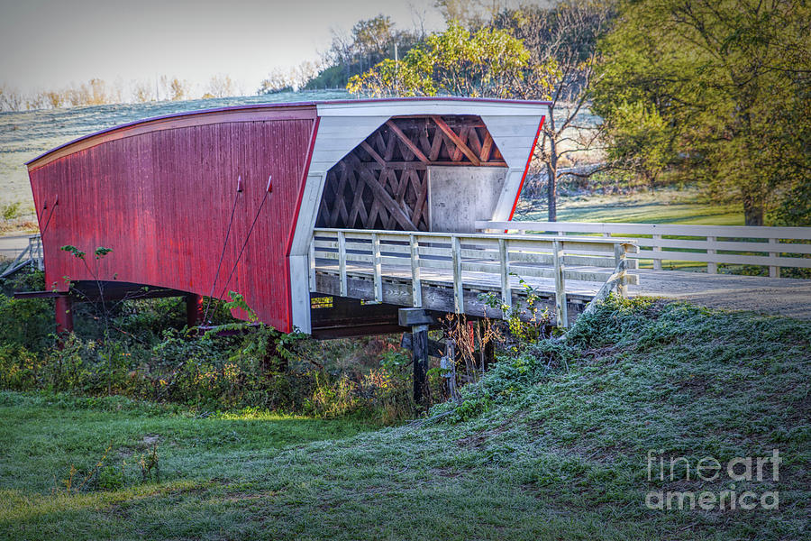 Cedar Covered Bridge Photograph by Lynn Sprowl