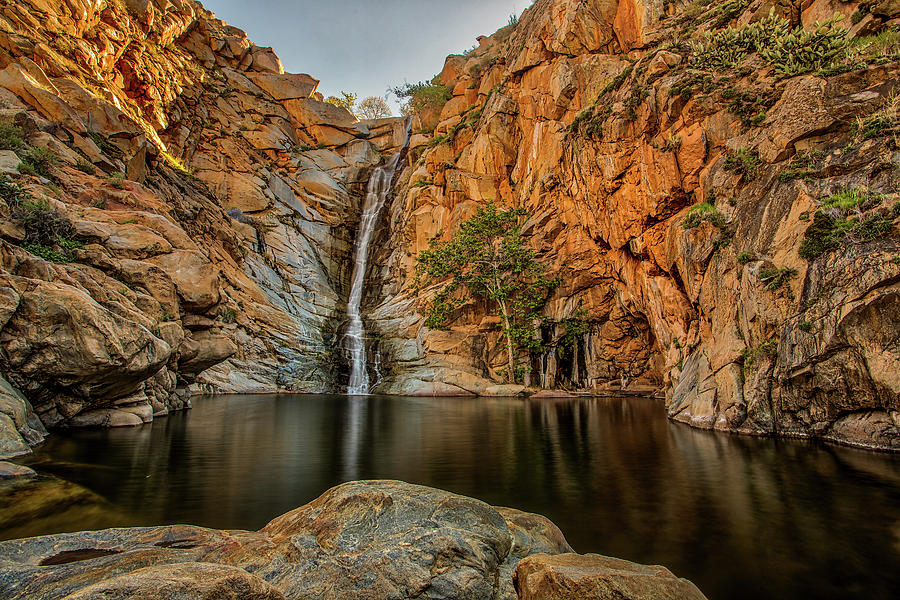 San Diego Photograph - Cedar Creek Falls Wide by Peter Tellone