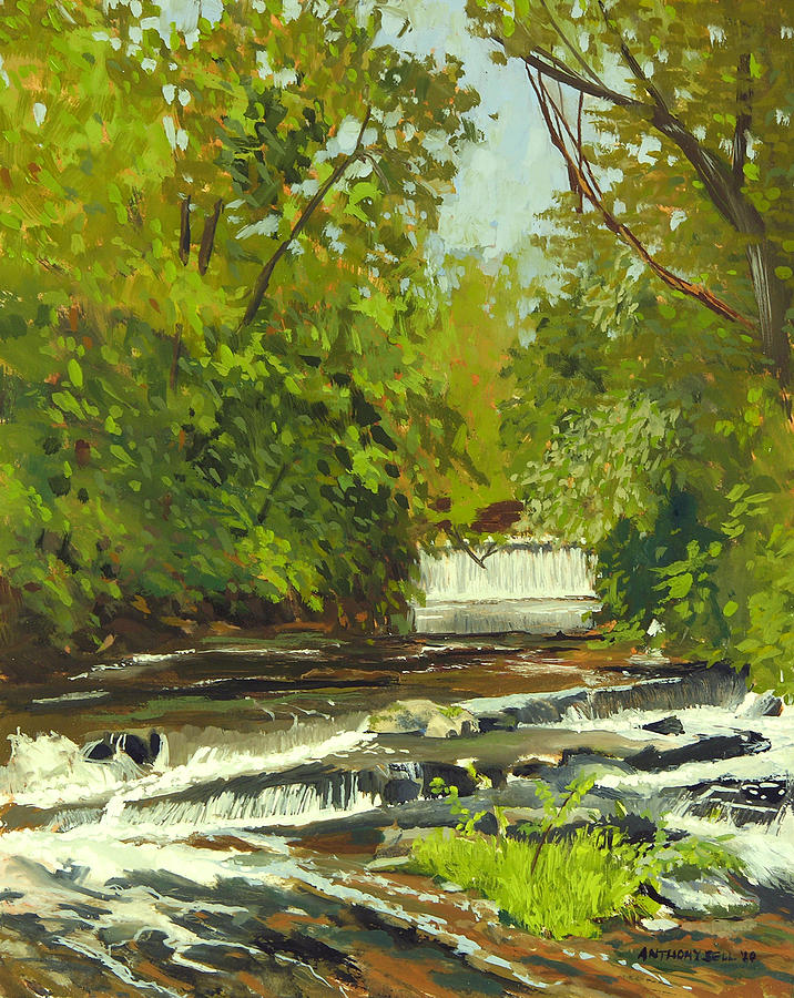 Tree Painting - Cedar Creek No.1 by Anthony Sell