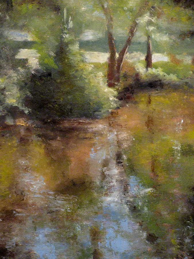 Tree Painting - Cedar Creek by Wendie Thompson