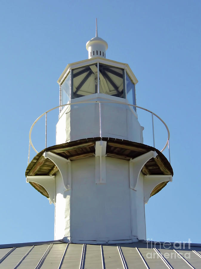 Cedar Key Lighthouse Lens Photograph by D Hackett