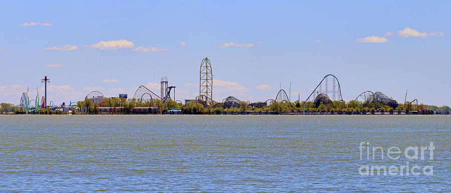 Cedar Point Panorama1aaa Photograph by Jack Schultz