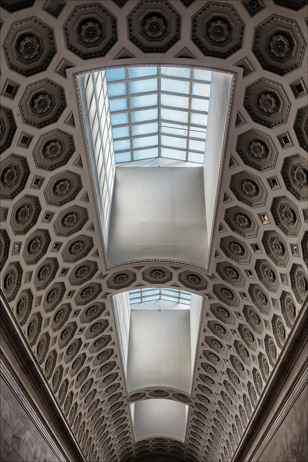 Ceiling and Skylight Metropolitan Museum Photograph by Robert Ullmann