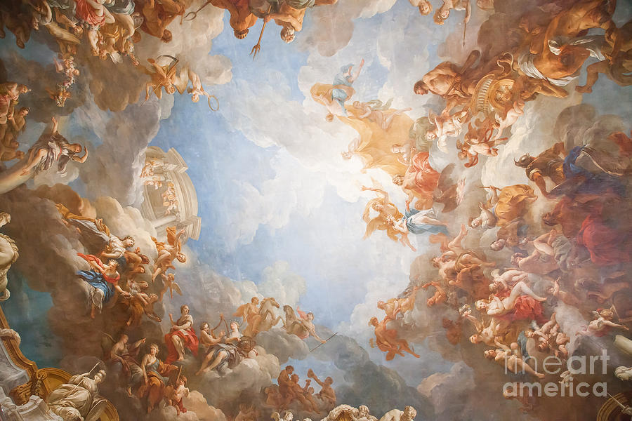 Ceiling In The Palace Of Versailles Digital Art By Jovanovic Dragan