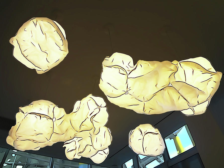 Ceiling Lights Digital Art by Bruce IORIO