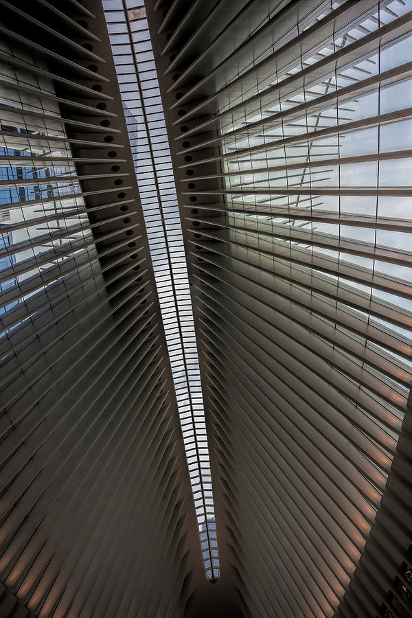 Ceiling of Occulus Building NYC Photograph by Robert Ullmann