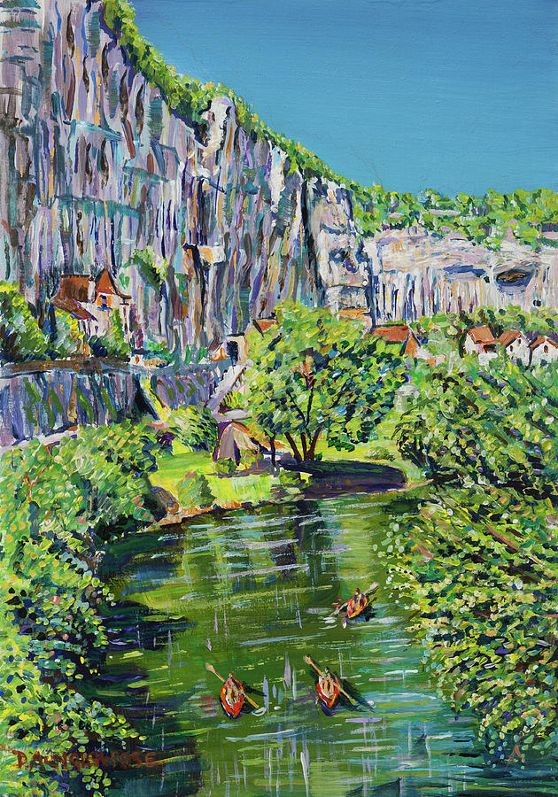 Cele Valley Kayaks Painting by Seeables Visual Arts